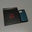 Usroom Compatible with Magsafe for iPhone 13 Pro Wallet Case Magnetic Card Holder, RFID Blocking 2 in 1 Detachable Kickstand Shockproof Case for Women Men, Bluish Green