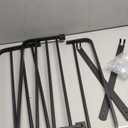 Towel Rack for Bathroom, DEWVIE 23 Inch Tower Holder with Tower Bars, SUS 304 Stainless Steel Lavatory Bath Towel Shelf Towel Hanger Wall Mount, 3-Tier (Matte Black)