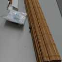 LazBlinds Cordless Bamboo Blinds, Roll Up Shades for Windows, Light Filtering Hanging Window Blinds, Bamboo Shades for Patio Indoor/Outdoor Porch, 33'' W x 64'' H, Squirrel