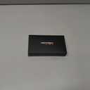 Weekly Pill Organizer 1 Time a Day  Travel Pill Case 7 Day, Small Pill Box 8 Compartments Push Open, with Color Slots, Medicine Organizer for Fish Oil, Vitamins, with Wrist Lanyard, BPA Free, Black