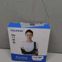 VELPEAU Arm Sling Shoulder Immobilizer for Women and Men, fit Left or Right Arm - Rotator Cuff Support Brace -Medical Sling for Shoulder, Clavicle, Elbow Injury (Comfort type, Medium: Bust 29.5-33.5)