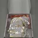 Aileam 12 PCS Bridesmaid Proposal Gifts, Gold Glitter Hair Clips and Silk Satin Scrunchies, Bridal Shower Favors for Women Girls