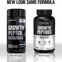 Jacked Factory Growth Peptides – Peptides for Muscle Growth with PeptiStrong®, Supports Muscle Protein Synthesis, Muscle Builder, Strength & Recovery, Peptide Muscle Building Supplement, 120 Capsules