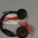 USB Headset with Microphone for PC, On-Ear Computer Laptop Headphones with Noise Cancelling Microphone in-line Control for Home Office Online Class Skype Zoom (USB+3.5mm, Black)