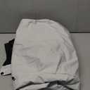 GSOU SNOW Womens Mens Snow Pants Baggy Snowboard Ski Pant Loose Waterproof Windproof Insulated (Medium, White Grey)