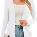 LIENRIDY Women's Cardigans Lightweight Long Sleeve Open Front Sweater Cardigan, S