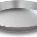 Stainless Steel Paella Pan with Handles, 18.5in Round Grill Griddle for TIKI Solo Stove Cuisinart Fire Pit Kamado Charcoal Grill Weber Kettle and More, Oven and Induction Safe for Indoor & Outdoor Use