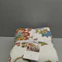 Levtex Home - Clementine Quilt Set - Full/Queen Quilt 88x92in. + Two Standard Pillow Shams 26x20in. - Floral - Orange, Yellow, Teal, Green, Blue, Red and White - Reversible - Cotton Fabric