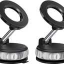 Vacuum Suction Magnetic Phone Holder, 2025 2 Pack Phone Mount for Car