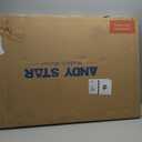 ANDY STAR Chrome Bathroom Mirror, 24x40 Inch Polished Chrome Oval Mirror for Bathroom with Stainless Steel Metal Frame, Oblong Mirror for Bathroom, Living Room, Entryway