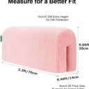 AEOCOO Bed Bumpers for Toddlers, Size 2.3 Ft, Toddler Bed Rail Bumper Protector for Loft Beds & Bunk Beds, Bed Rail Height Extender Bed Guardrail, Anti-Bump | Fall Prevention, Pink