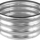 JERIA Raised Garden Bed,Galvanized Raised 221ft Planter Boxes Outdoor with Easy Assembly, Round Garden Bed for Vegetables, Fruits, Flowers