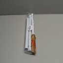 White Tension Curtain Rod for Windows 28 to 48 inch, Adjustable Expandable Pressure Spring Curtain Rod No Drilling, 7/8" Curtain Rod for Bedroom Doorway Closet Door