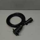10 Feet 7 Way Trailer Extension Cord 7 Way Trailer Plug Extension Double Prongs Connector for Truck Camper RV Cable Wire
