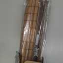 CHICOLOGY Bamboo Roman Shade, Cordless Light Filtering Woven Wood Window Treatment for Living Room, Dining Room, Kitchen & Office, Natural Bamboo Blinds for Boho Coastal Decor, Pinecone, 47"W x 64"H