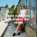 diawin Wide Shoes for Men & Women  Extra Depth Walking Shoes with Wide Toe Box for Swollen Feet, Hallux, Arthritis, and Diabetic Needs  Durable Genuine Leather for Comfort (Black)