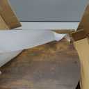 Round Pedestal End Table - 3-Tier Oval Accent Table for Small Spaces, Rustic Wood and Metal Couch Side Table, Nightstand for Bedroom or End Table Living Room, Easy to Assemble, Rustic Brown (1-Pack)