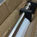 Brushed Nickel Double Curtain Rods 36 to 72 Inches (3-6 Feet),1-Inches Front and 5/8 Inches Back Adjustable End Cap Double Window Drapery Rod for Drapes and Curtains