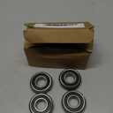 4PCS Front Wheel Bearing Kit AM102888 Compatible with JD Gator Turf E-Gator TE TH TS Military 6x4, 4x2, TS, Trail