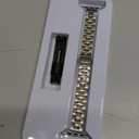 STIROLL Thin Replacement Band Compatible for Apple Watch 38mm 40mm 41mm 42mm(Series 11 10), Stainless Steel Metal Wristband Women Men for iWatch Ultra SE Series 9 8 7 6 5 4 3 2 1, Silver Gold