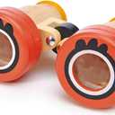 Tender Leaf Toys - Safari Binoculars - Wooden Binoculars with Kaleidoscope Lenses for Kids - Adjustable Pretend Play Toy for Safari Adventures - Ages 3+