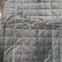 RECYCO Luxury Velvet Quilt Set King Size, Lightweight Velvet Comforter Set, Oversized Bedspread Coverlet Quilted Bedding Set, with 2 Matching Pillow Shams, for All Season, Aqua Green