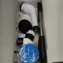 Electric Spin Scrubber Cordless Full Body Waterproof Cleaning Brush with Displaying Battery Level, 7 Replaceable Heads, Dual Speed, and Detachable Telescopic Handle for Kitchen Living Room Bathroom