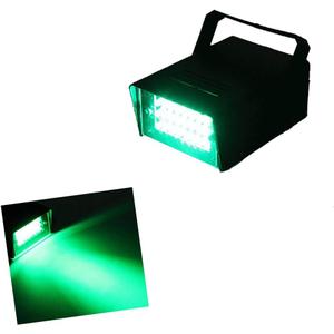 Led Green Strobe Lights Adjustable Speed Control Stage Light Dance Strobe Lights with Super Bright 24 LEDs Flash Party Lighting Best for Christmas Clubs Effect DJ Disco Bars Parties Halloween