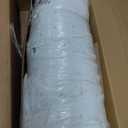 WDCOZY White Queen Size Quilt Bedding Sets with Pillow Shams, Lightweight Soft Bedspread Coverlet, Quilted Blanket Thin Comforter Bed Cover, All Season Summer Spring, 3 Pieces, 90x90 inches (White (Gold Cross Stitching))