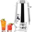 13L Hot Beverage Dispenser Coffee Chafer Urn Stainless Steel Chafer Urn commercial Electric Coffee Urn for Coffee Chocolate Juice Tea Hot & Cold Drinks About 50cup (13L)