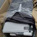 4 in 1 Baby Bassinet, Pack and Play, Bedside Crib Sleeper, Diaper Changer, Quickly Assembled and Folded Portable Crib with Mattress and Mosquito Net, Easy to Carry (Grey)