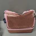 Wildkin Two Compartment Insulated Lunch Bag for Kids – School & Travel Ready - Pink Glitter