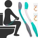 Toilet Aids for Wiping 15.7 Long Reach Comfort Butt Wiper Tools Self-Help Toilet Butt Wipe Tool, Elderly from Back Surgery