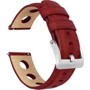 Barton Racing & Rally Horween Leather Straps with Integrated Quick Release Spring Bars - Watch Bands