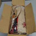 Christmas Stockings 5 Pack, 18'' Large Christmas Stockings with Santa Snowman Gnomes Pattern,Classic Buffalo Plaid Cuff,Xmas Ornaments for Family Stairs Fireplace Tree Hanging