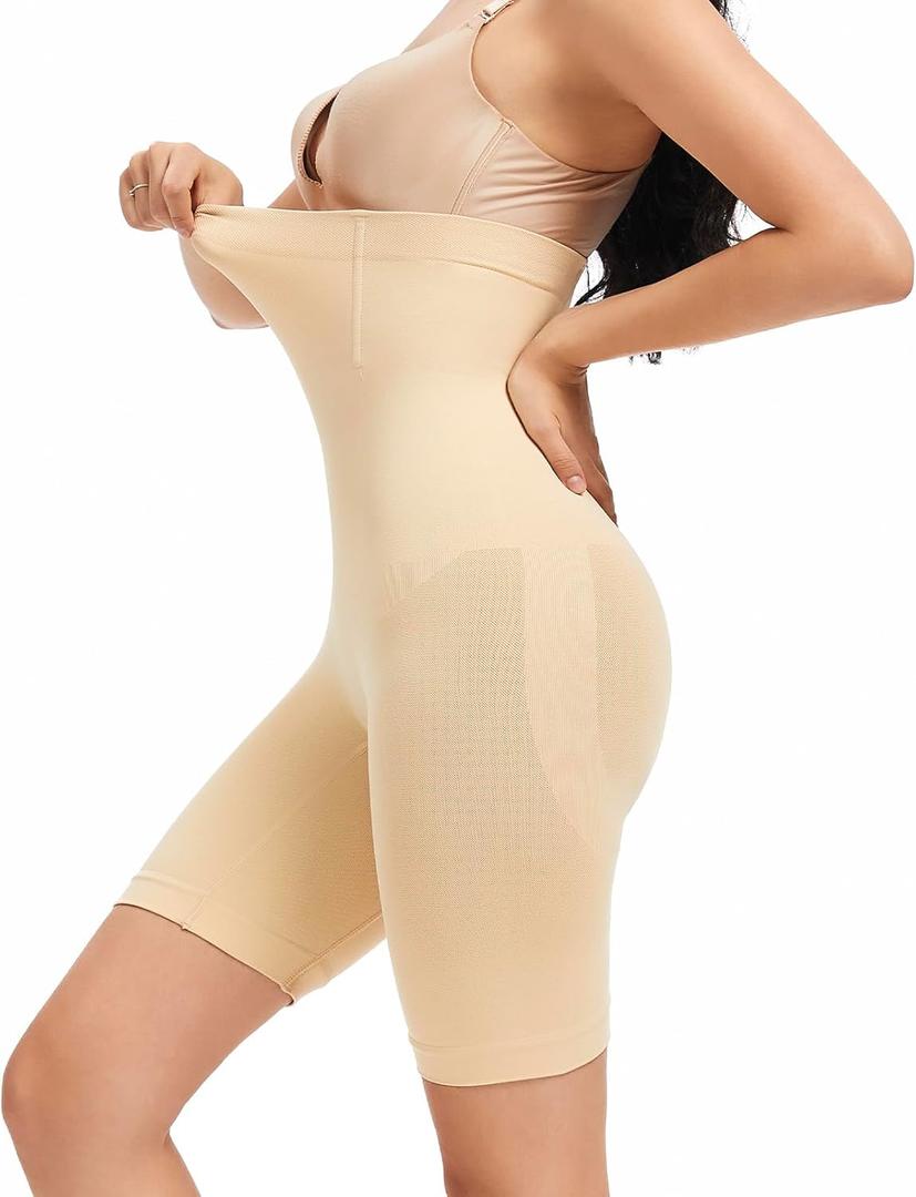 KSKshape Tummy Control Shapewear Shorts High Waist Under Dress Body Shaper Seamless Stomach Control Girdle Panties for Women, Size Small