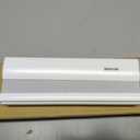 DEZ FURNISHINGS Cordless 1.5" Blackout Sidelight Cellular Shade, 10.5" W x 72" H, White