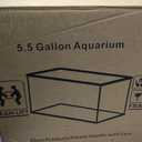Ultra Clear Glass Aquarium Thickened Large Fish Tank  5.5 Gallon 