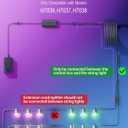 Y-Splitter for Govee Smart Outdoor String Lights 2, (1 Male to 2 Female) Y-Shaped Extension Cable Compatible with Govee ‎H7039 H7037 H7038, 3-Pin Replacement Cord for Patio, Backyard, Balcony
