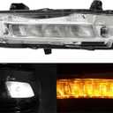 labwork Replacement for Mustang 2018-2022 Right Passenger Side Bumper Front Fog Turn Signal Light FO2521197 JR3Z13200B