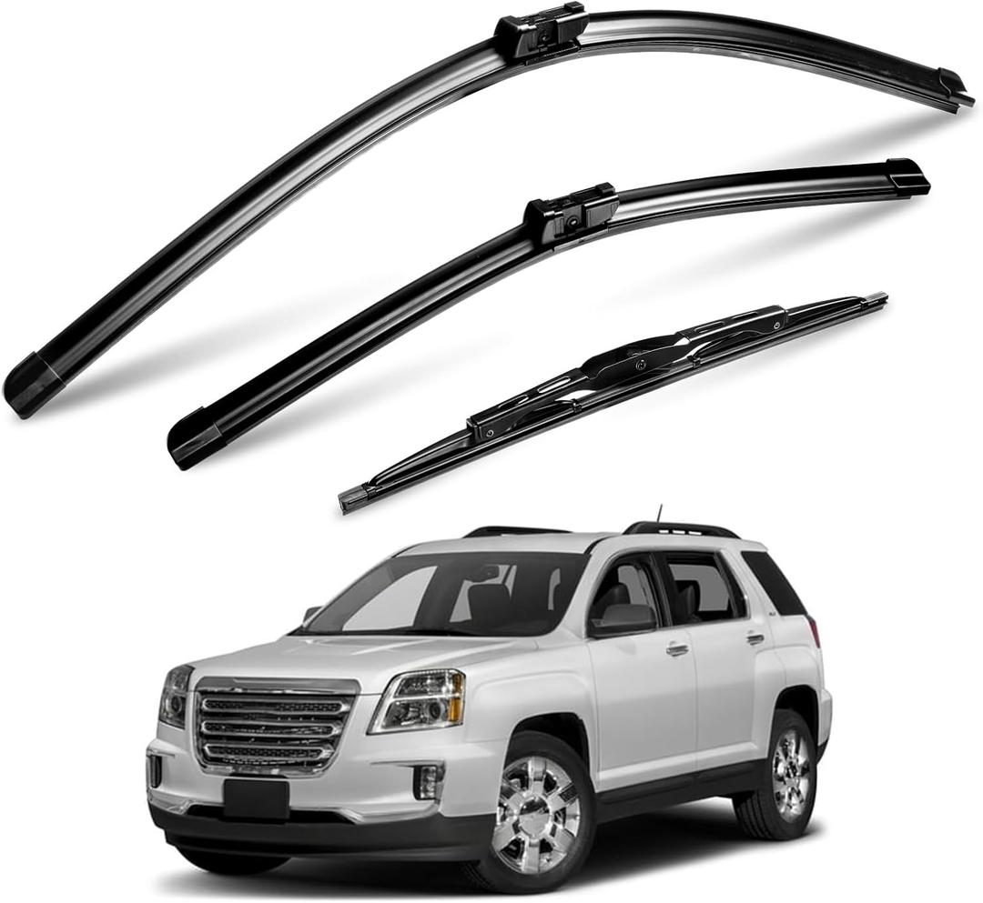 24"+17"+Rear 13" Windshield Wipers Replacement for GMC Terrain 2010-2017, Chevrolet Equinox 2010-2017 Chevy Equinox Original Equipment Wiper Blades Top Lock Car Accessories 3-Pack