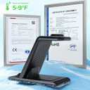 Wireless Charging Station for Samsung Wireless Charger Galaxy S26 Ultra/S25/S24/S23/S22/Note20 Z Fold Flip7 Galaxy Watch 8/7/6/5/4/3 Active 2/1 Stand Galaxy Buds4/4 Pro/3/2 Pro/Live Multiple Devices