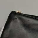 Wandering Nature Makeup Bag Small Cosmetic Bag for Purse 2 Pack Small Make Up Pouch Vegan Leather Cute Travel Pouch with Zipper for Women, Black