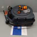 Giraffe Tools AW30 1/2MB Retractable Garden Hose Reel 1/2" x 100 ft PRO Metal Bracket, Heavy Duty, Any Length Lock Hose Reel, 100 ft, Dark Grey