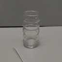 2 Pcs Drinking Glasses with Glass Straws, 20oz Iced Coffee, Milk Tea, Fruit Smoothie Glasses - Ideal for Water, Soda, Tea - Gift Set with Cleaning Brush