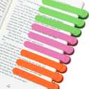 2 x 9Pcs Automatic Bookmark - Smart Book Marks for Reading, Silicone Bookmarks for Women and Kids, Unique Book Markers - Page Holder Accessories