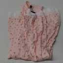 Bloggerlove Nightgowns for Women 100% Cotton Button Down Sleeveless House Dress Lace Moomoo Nightgown with Pockets (Large, Pink Flower)