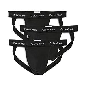 Calvin Klein mens Cotton Stretch 3-pack Jock Strap, Small Size