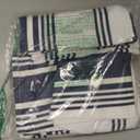 Urban Villa Kitchen Towels 100% Cotton Dish Towels for Kitchen (Set of 6) 20x30 Dish Cloths Highly Absorbent Kitchen Linen Set with Hanging Loop Perfect for Drying Dishes Cleaning Towels-Blue White