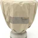 Covermates Bird Bath Cover - Weather Resistant Polyester, Weather Resistant, Elastic Hem, Outdoor Living Covers, 24DIAMETER x 18H, Khaki